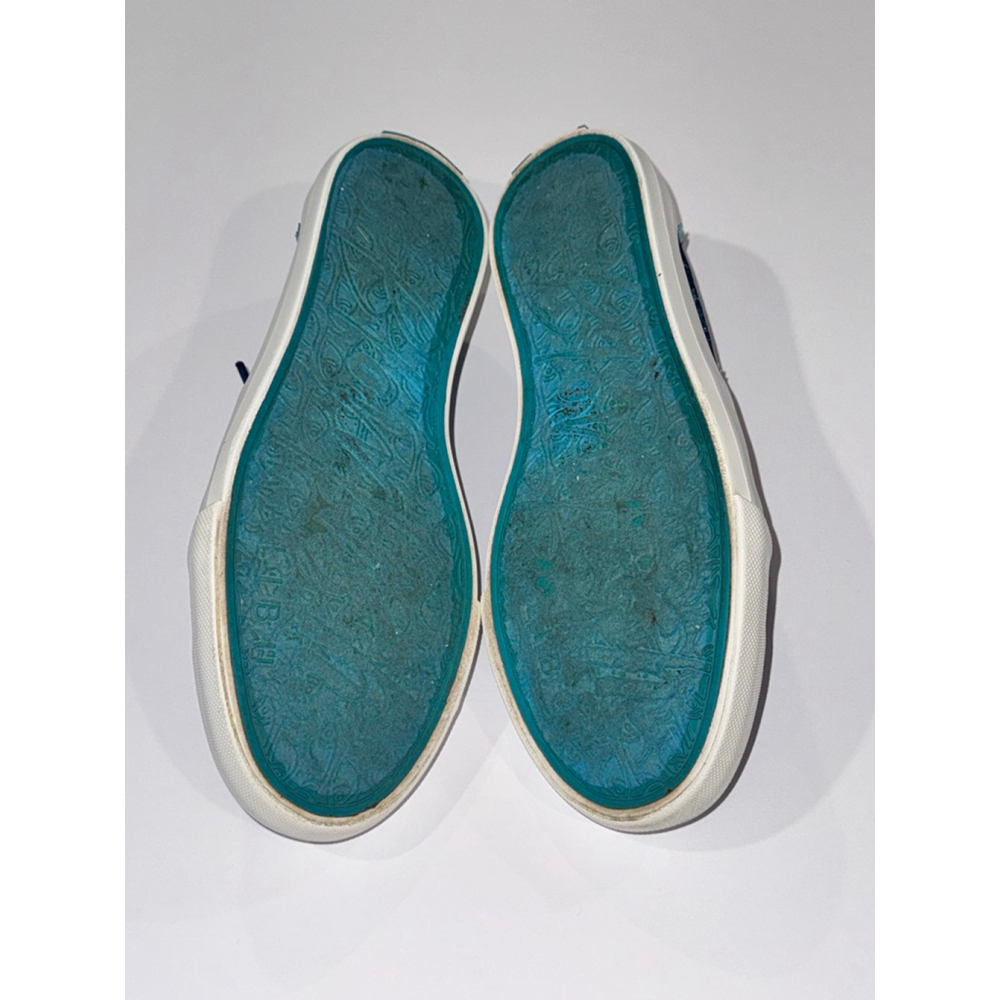 Blowfish Blue Celestial Astrology Sun Moon Slip On Sneakers - Picture 6 of 7